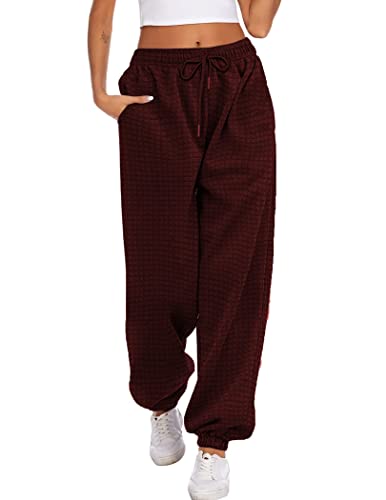 Pantalon de jogging femme chaud ample avec poches pour stopper le froid