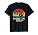 Cool Vintage Monster Truck Are My Jam Retro Sunset T-Shirt