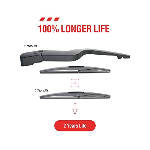 For Genuine Gmc Acadia Saturn Outlook 2007-2012,Rear Windshield Wiper Arm With Blades Kits Assembly, Factory Oe Replacement For Gm 15276248 15276259, Acadia Denali Back Window Accessories #TOP4