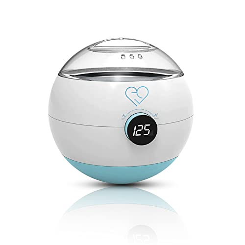 Multi-Purpose Electric Massage Gel & Oil Warmer, Wax Melter, Includes Aluminum Warming Pot (16.9 fl oz), Knob Dial To Adjust Temperature (95F to 257F), With LCD Screen