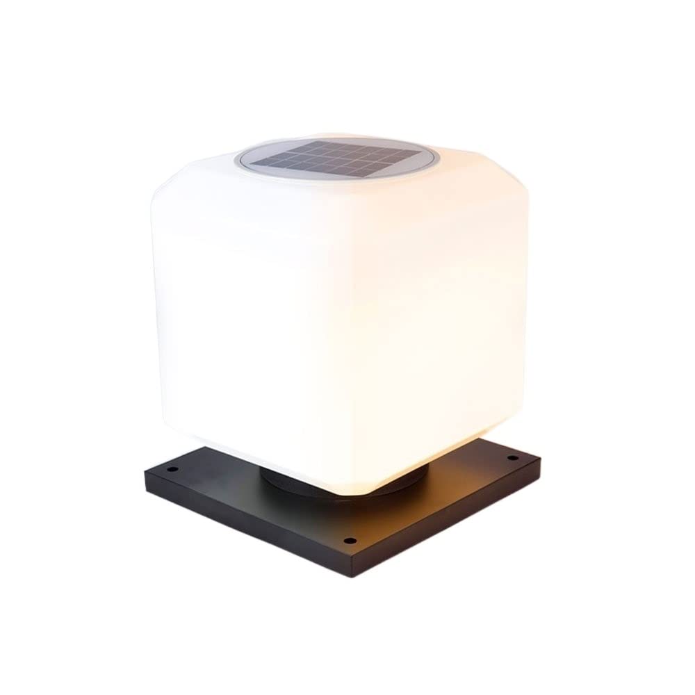 Lampe solaire carrée anti-intempéries pour réparer l'éclairage défaillant d'un patio