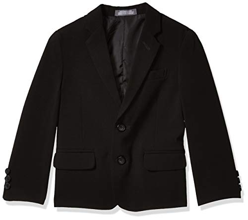 Van Heusen boys Flex Stretch Business Suit Jacket, Black, 7 US