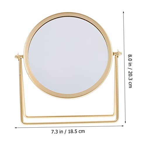 Espejo de maquillaje giratorio Ipetboom para tocador miniatura 7