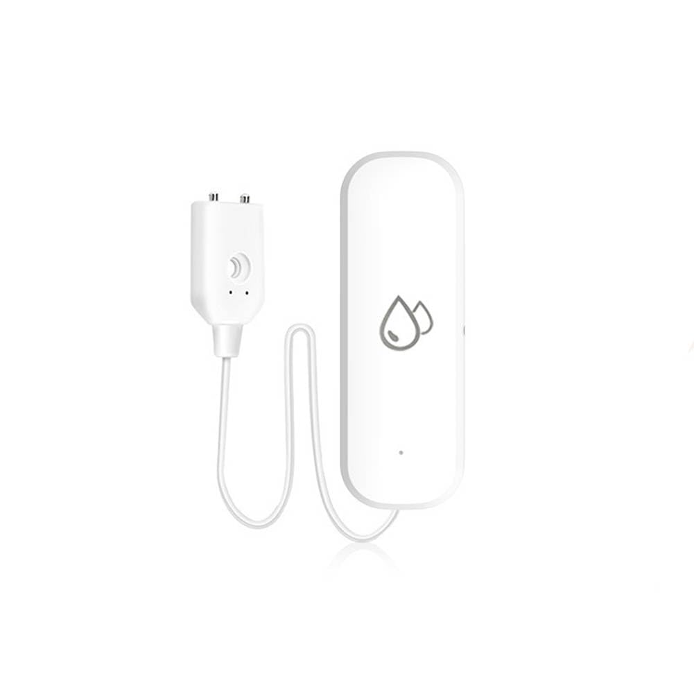 Loufy Tuya WiFi Water Sensor Alarm Water Leak Detector Flood Alert Overflow Security Alarm System Works