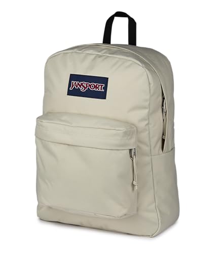 Image of JanSport SuperBreak Plus Backpack with Padded 15-inch Laptop Sleeve and Integrated Bottle Pocket - Spacious and Durable Daypack for Work and Travel - Moon Mist