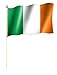 Produktbild Sportfanshop24 Stockflagge/Stockfahne Irland Flagge/Fahne ca. 30 x 45 cm mit ca. 60cm Stab/Stock