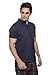 IZOD mens Short Sleeve Pique polo shirts, Navy, 36-37 US