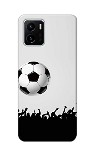 Image of Printed Hard Back Cover Case for Vivo Y15S | Vivo Y15C | Vivo Y15A Back Cover (Football Icon) -702