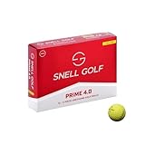 Snell Golf PRIME 4.0 1ダース 日本正規品 ■ USGA/R&A公認球 ■ 2024年新モデル ■ オンライン限定商品 (イエロー)