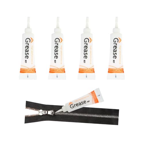 4 Pack Snap & Zipper Lubricant Waterproof Zipper Lube for Metal and Plastic Zippers Universal Zipper Grease Zipper Wax Ideal for Clothes, Wetsuit, Boat Care, Marine Travel, Camping, Drysuit, Gear Bag