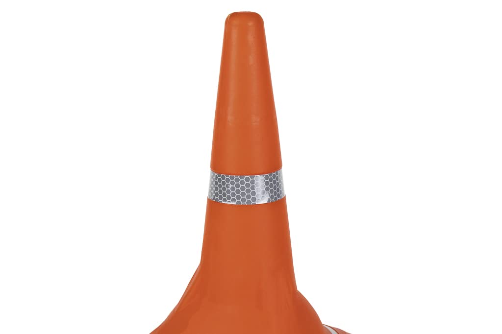 Cono Tetrapodo | Reflectante | Medida 380 mm | Color Naranja |Fabricado en Polietileno con Bandas Reflectantes