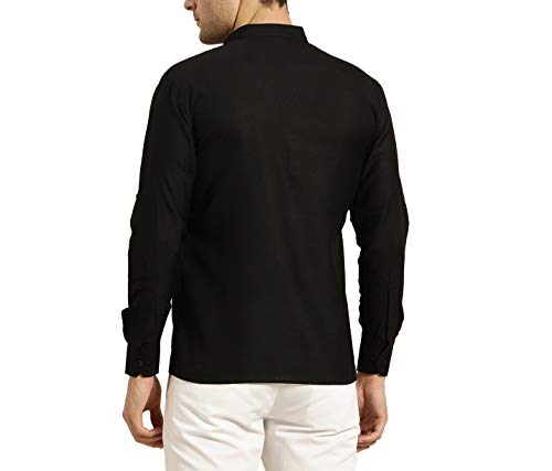 Image of SOJANYA Men's Cotton Regular Fit Short Kurta