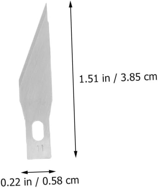 OSALADI 1 box Engraving Blades Craft Cutting Tool Durable Precision Art Blades for Model Making DIY Carving and Hobby Use Lightweight and Portable