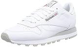 Tomaia in pelle Reebok Pelle Classica, Scarpe da Ginnastica Unisex-Adulto, Ftwr Bianco Pure Grey 3 Pure Grey 7, 42 EU