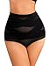 Produktbild Auffortria Shapewear Damen Bauchweg Unterhose Hohe Taille Miederhose Miederslips Figurformende Bodywäsche Bauchkontrolle Miederpant Body Shaper (Medium, Schwarz)