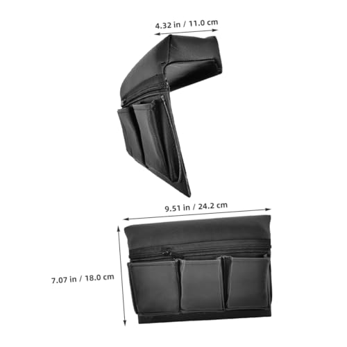 Accessoires noir rangement accoudoir de fenêtre auto polyuréthane - 3