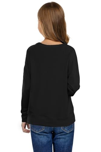 Remimi Unisex Kids Halloween Sweatshirt Long Sleeve Thanksgiving Cute Graphic Pullover Top 3-14 Years4