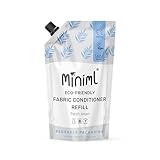 Miniml Eco Fabric Softener & Conditioner 1L Refill - Fresh Linen Scented All Natural Fabric Softener for Sensitive Skin - 100% Vegan & Cruelty Free (50 Washes)