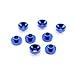 HobbyStar Aluminum Anodized Servo Washers, Set of 8, M3, Blue