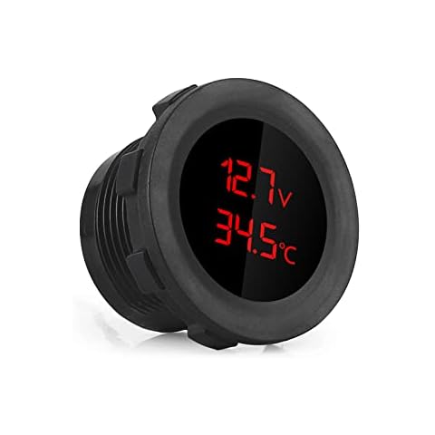 Voltímetro Termómetro Digital para Coche Esenlong Cover