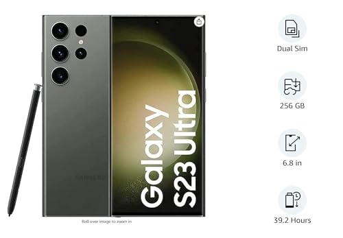 Samsung Galaxy S23 Ultra 5G Dual SIM Green 12GB RAM 256GB - Middle East Version