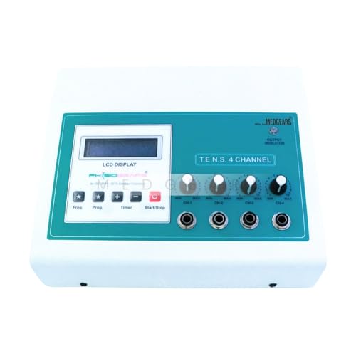 Physiogears Electro Therapy Tens 4 Channel LCD Model (Tens electrode)