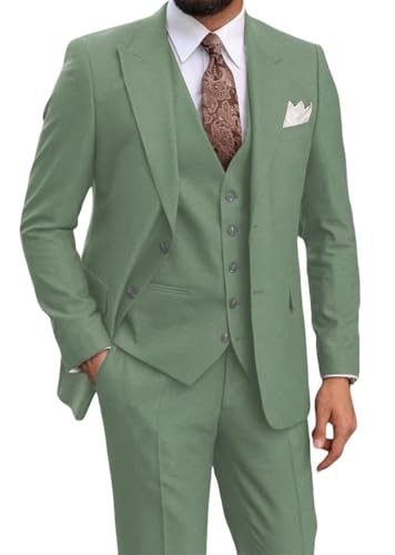 Mens Tuxedo Suit Set Slim Fit 3 Piece Suit Men Prom Suits for Wedding Formal HZH91