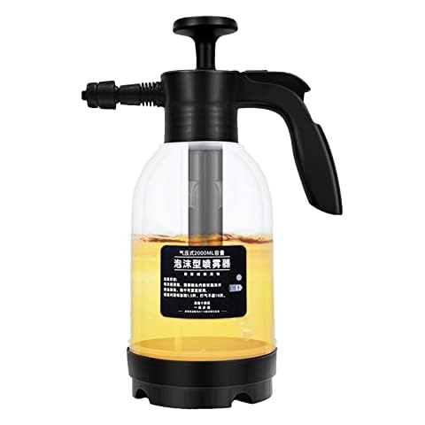 Sroomcla Foam Cannon, Hand Pressure Snow Foam Sprayer,Manual Foam Sprayer, Foaming Pump Blaster - Foam Guns Soap Car Wash, 2L Snow Foam Sprayer Cover