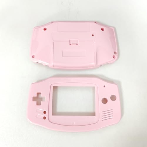 Image of Hzxkqmil Full Housing Shell Kit for Nintendo Gameboy Advance GBA Console | Custom Shell Replacement Housing Case Repair Parts with Buttons Screws + Tools Kit for GBA Console,Pink