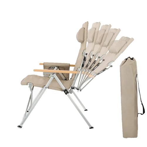 Chaise de camping portable à dossier haut ergonomique - 6