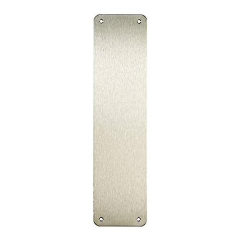 Stainless Steel Door Finger Plate - 300x75mm Cover