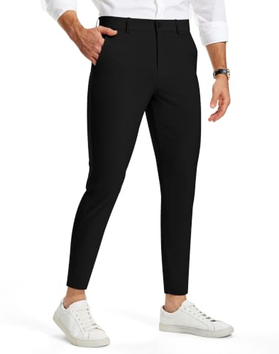 UPGET Mens Cropped Golf Pants