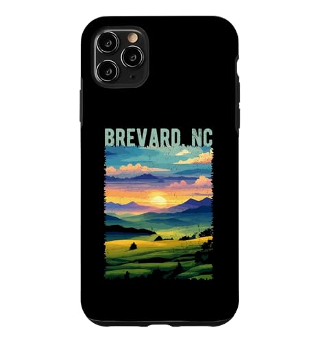 Brevard NC USA ���g���}�E���e�� �A���e�B�[�N���f�U�C�� �X�}�z�P�[�X iPhone 11 Pro Max �p