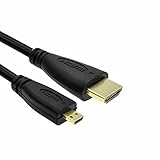 yanw Micro HDMI A/V TV Video Cable for Sony Handycam HDR-CX220 HDR-CX230 b HDR-CX240