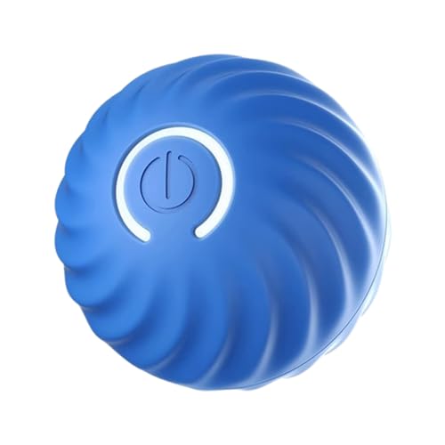 Ghirting Pelota interactiva para perros Bola inteligente de movimiento automático giratoria para perro,bola de perro en movimiento, duradera y resistente al desgaste para mascotas, caza, persecución