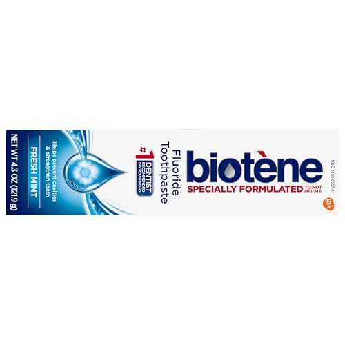 biotène biotène Fluoride Toothpaste for Dry Mouth Symptoms, Bad Breath Treatment and Cavity Prevention, Fresh Mint の商品画像 9
