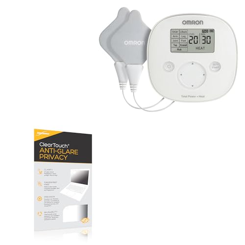 BoxWave Screen Protector Compatible with Omron PM800 - ClearTouch Anti-Glare Privacy (2-Pack), Privacy Screen Protector Flexible Film Anti-Glare