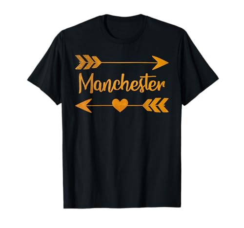 MANCHESTER NH NEW HAMPSHIRE Funny City Home USA - Regalo para mujer Camiseta