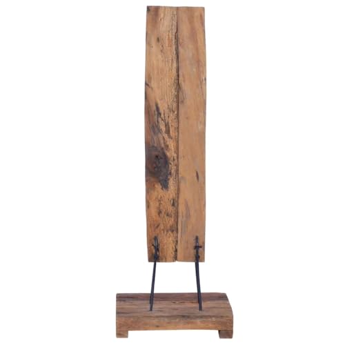 Soporte para 6 botellas de madera de teca sólida miniatura 4