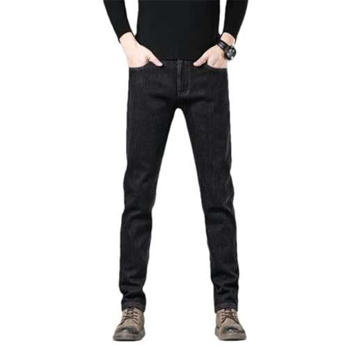 Jean thermique extensible homme pantalon chaud doublé hiver