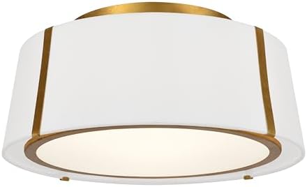 Crystorama Fulton 3 Light Antique Gold Semi Flush Mount