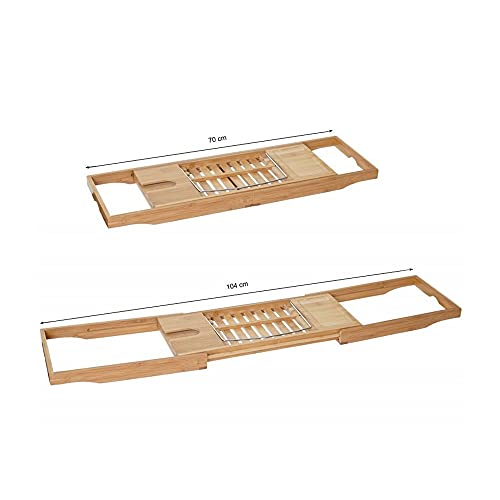 Natureo Outdoor Bath Tray, Bamboo, cm - Image 3