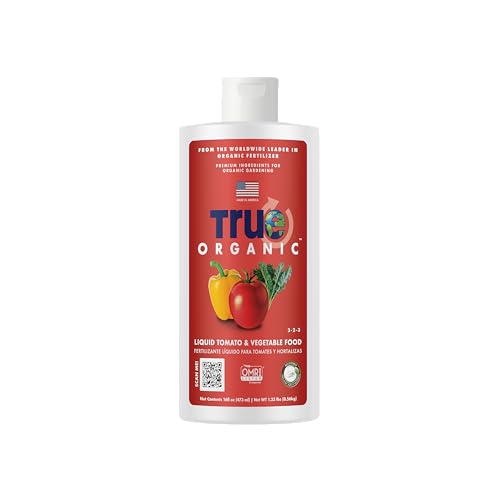 True Organic Liquid Tomato & Vegetable Food – Organic Fertilizer for Superior Harvests – 32 fl....