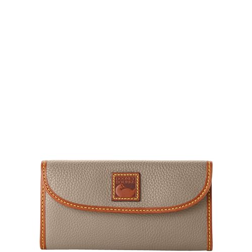 Pochette Dooney & Bourke sac à main compact en cuir taupe décontracté pour femme