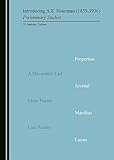 Introducing A.E. Housman (1859-1936)