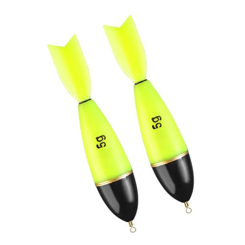 KATAZO 2Pcs Night Lighting Fishing Float Night Lighting Bobbers for Fishing Bobbers Glow Stick Lighted Fishing Float Bobbers