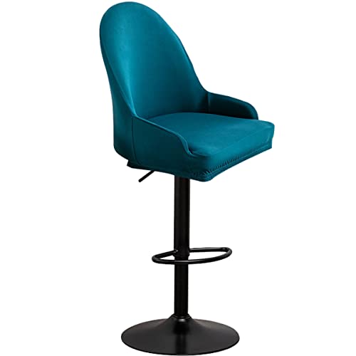 Xgangm Curved Back Bar Stool Slipcovers With Arms Set Of 4/2/1 Bar Accent Kitchen Counter Height Chair Covers Swivel Stretch Pub Stool Slipcover For Office Dining Chair,Dark Green,4Pcs #TOP13