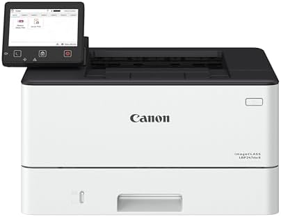 Canon imageCLASS LBP247dw II – Monochrome Duplex, Wireless Laser Printer, Single Function, with 1 Year Limited Warranty, 42 PPM Canon imageCLASS LBP247dw II – Monochrome Duplex, Wireless Laser Printer, Single Function, with 1 Year Limited Warranty, 42 PPM