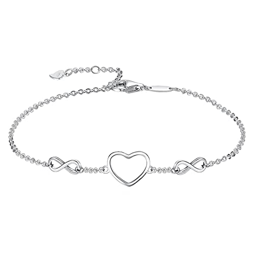 Epoch World 925 Sterling Silber Armband Infinity Silber Armbänder...