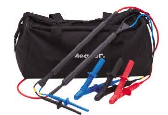 Megger 1005-268 15 kV 15m Screened Lead Set w/Large Clips, Carry Bag